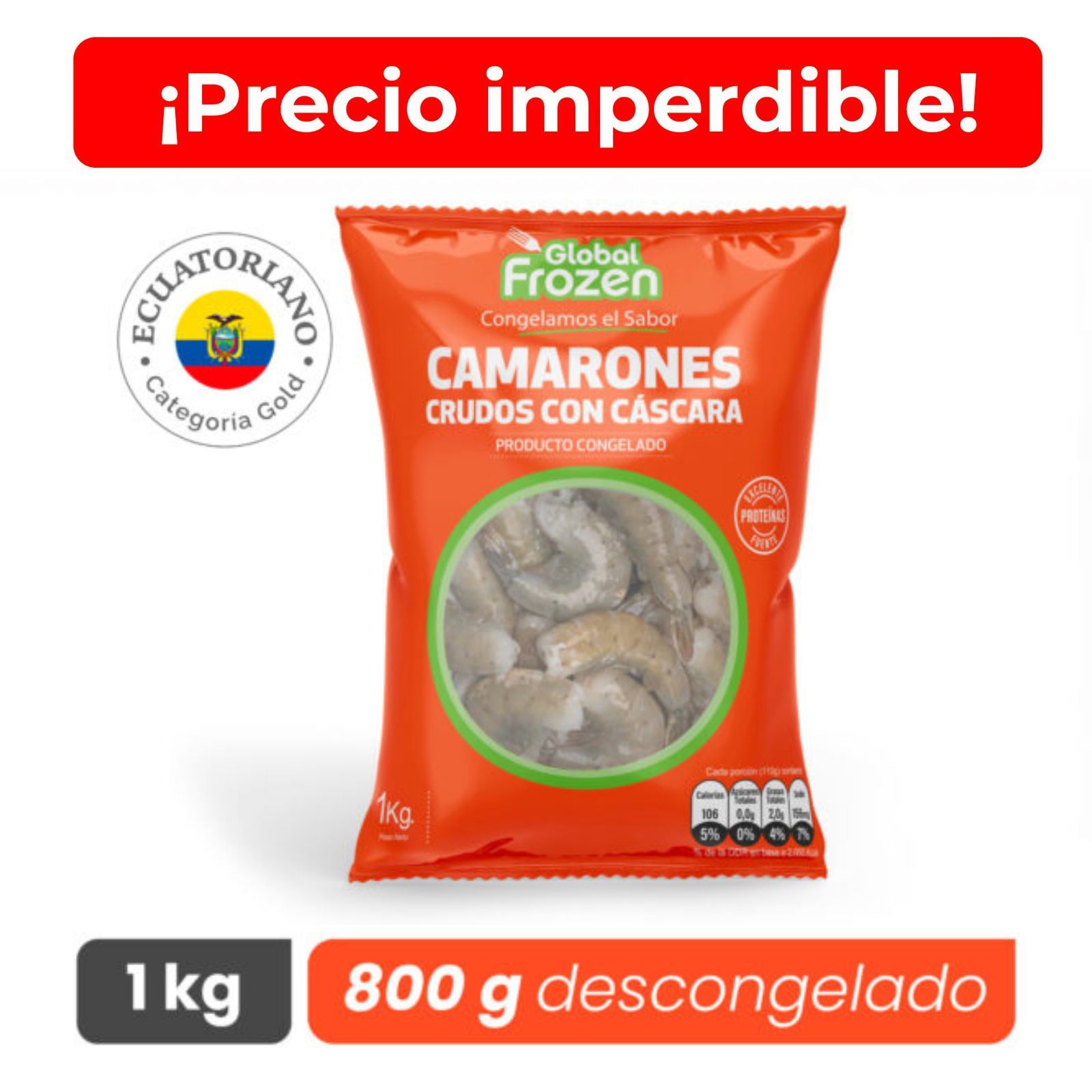 3640 gold crudo con cascara