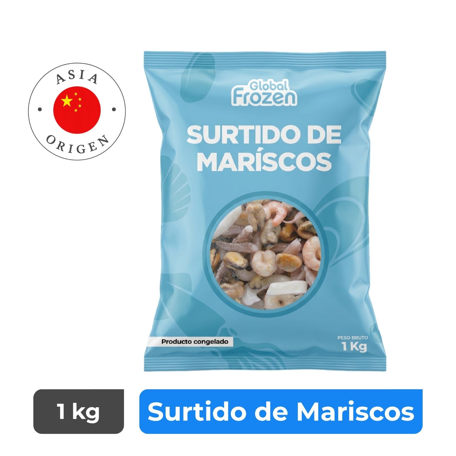 surtido de mariscos