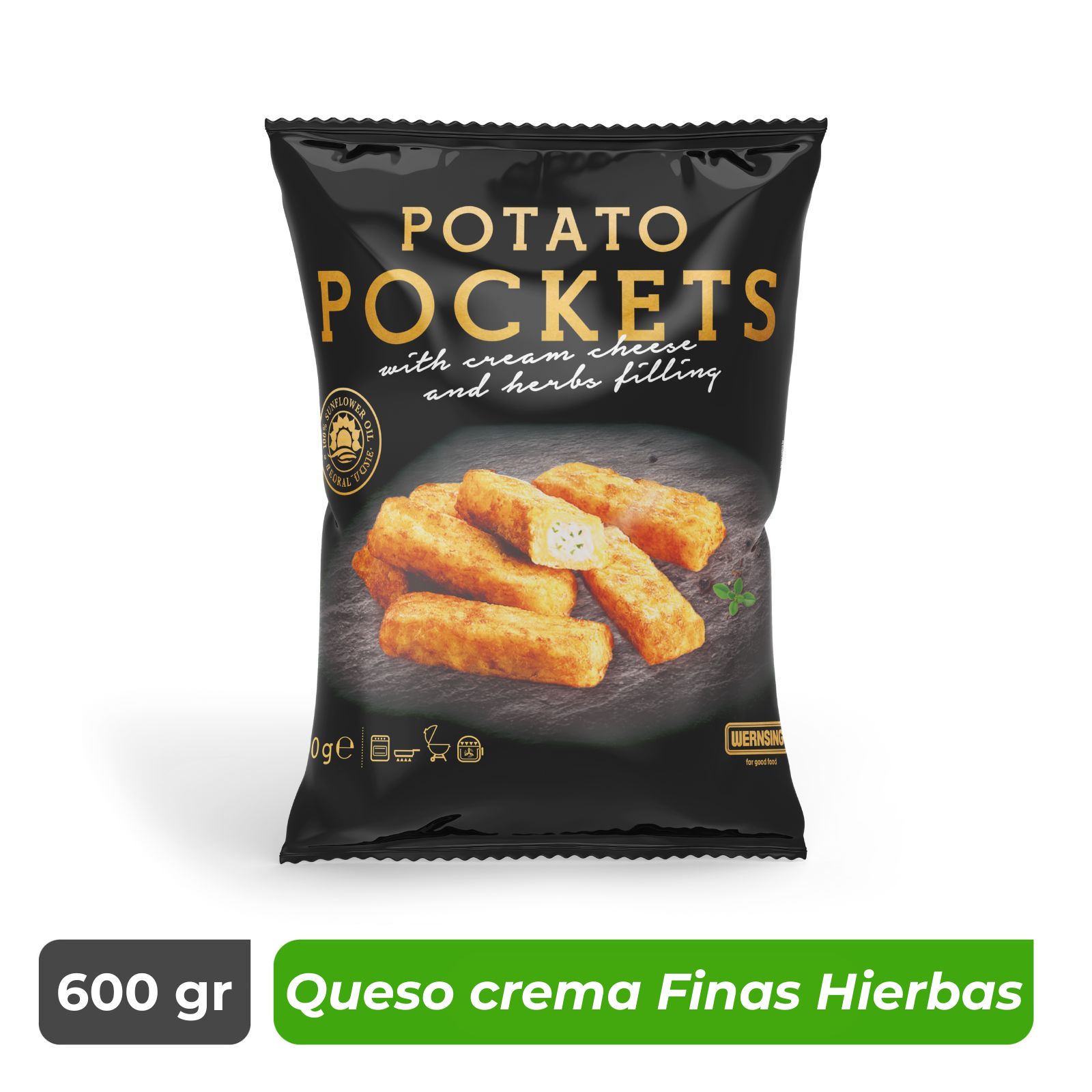 potato pocket queso crema