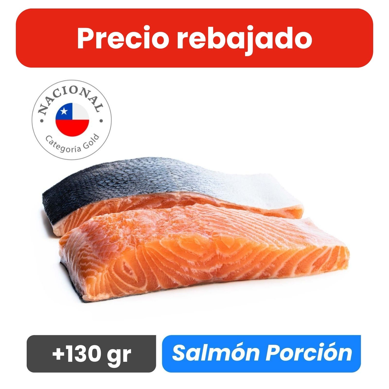 salmon porcion +130 gr