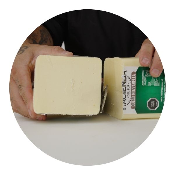 queso mozzarella en barra